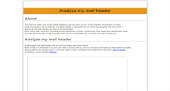 Desktop Screenshot of mailheader.org
