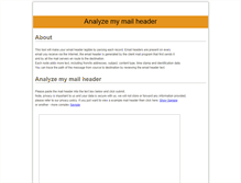 Tablet Screenshot of mailheader.org